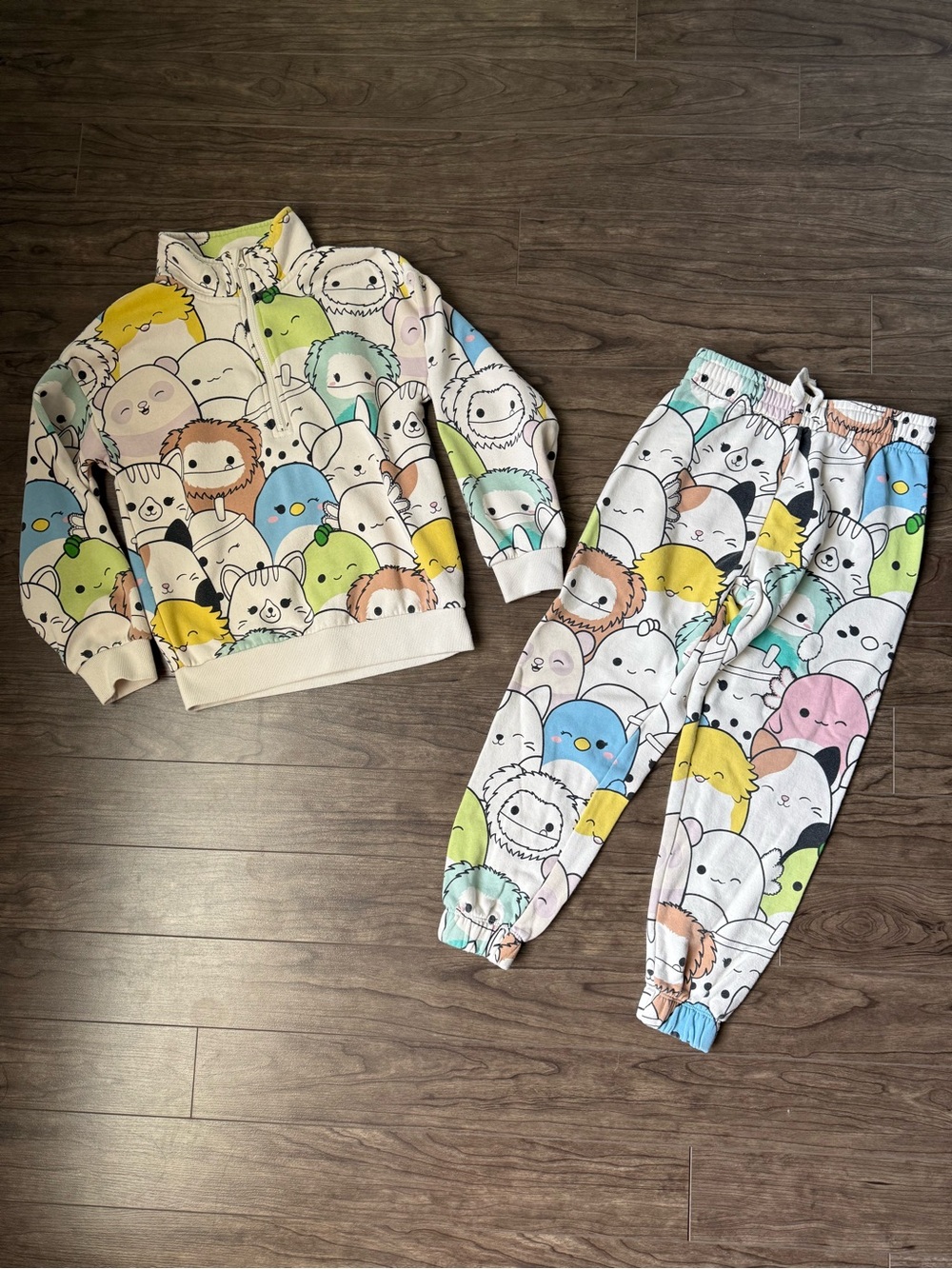 Squishmallows x H&M Kids Sweat Set Size 6–8Y - Matching Sweatshirt & Joggers